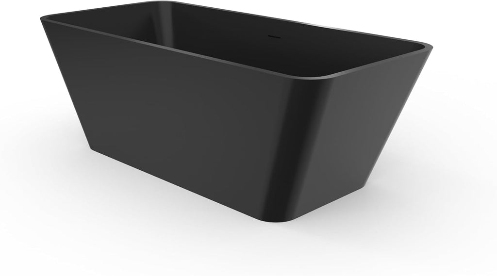 67 inch freestanding solid soaking bathtub for bathroom