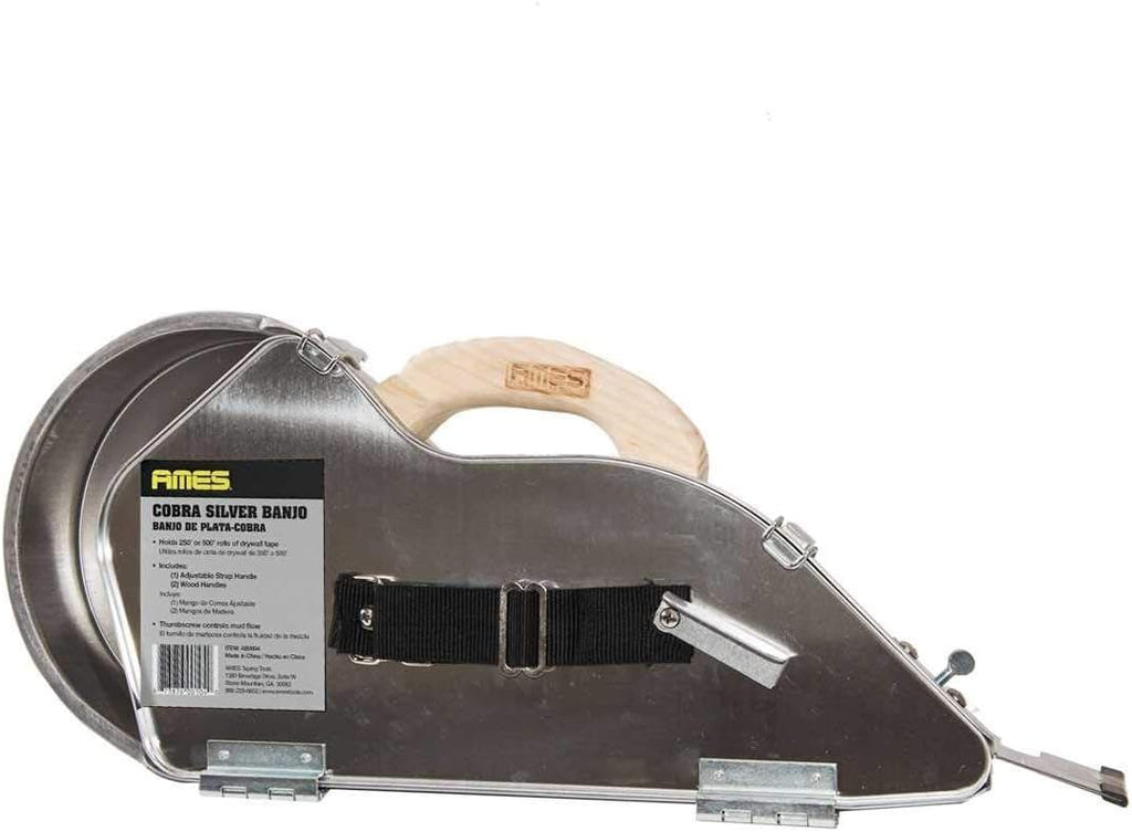 Ames Cobra Silver Banjo Drywall Taping Tool - Professional Handheld Taper