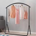 Wall Mounted Industrial Display Stand, for Clothing Store Organization - Clothes Rail Garment Rack for Entrance Porch - Storage Pipe Shelf (B-80x150cm