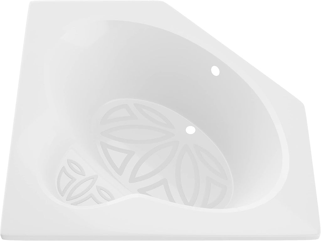 ANZZI 62' x 82' Soaker Corner Drop-In Bathtub - White - Rana AZ6060SS