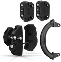 2 Side Gravity Gate Latch W/TopKlik Self Closing Hinge W/Gate Handle Bundle
