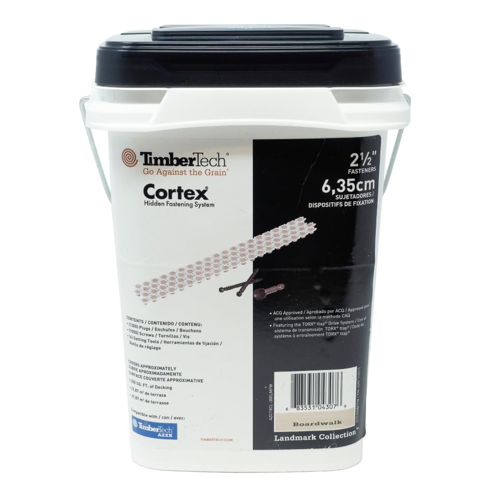 TimberTech Collated Cortex Hidden Plug Fasteners – Boardwalk (300 sq/ft)