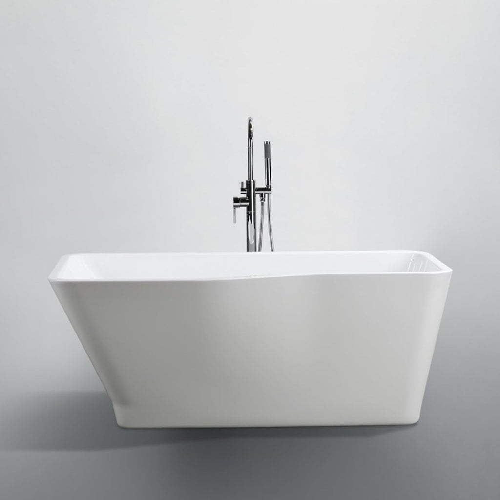 BA6818 Florence 59 inch Freestanding Bathtub in Glossy White