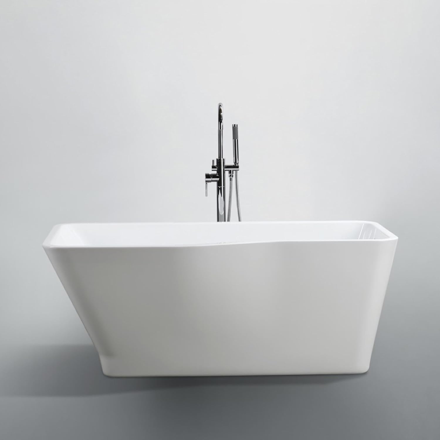 BA6818 Florence 59 inch Freestanding Bathtub in Glossy White