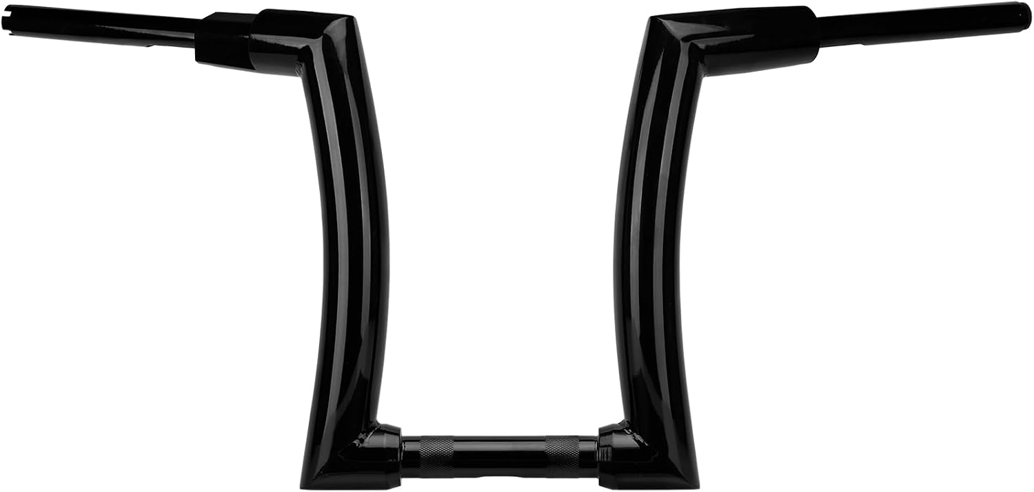 LKV 14' Rise Ape Hangers 1-1/4' Fat Bar 1.25' Clamp Ape Hangers Handlebar Compatible with Harley Dyna Softail Sportster 48 XL 883 1200, 1994-2022 Road King, 1998-2013 Road Glide