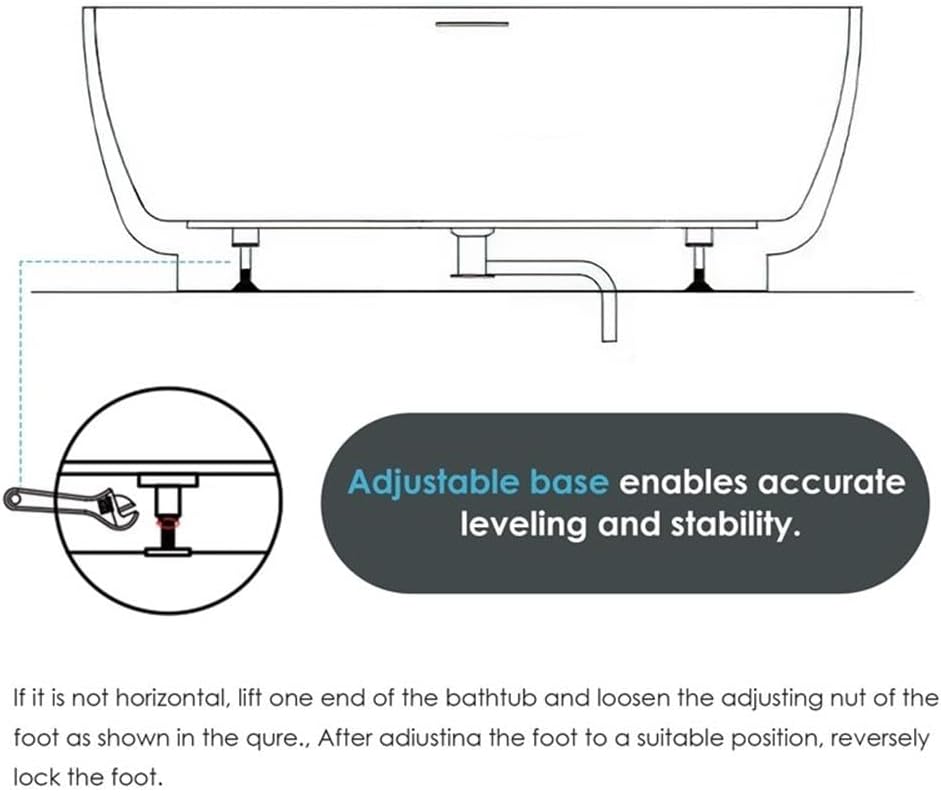 Pemberly Row 67' x 32' Flatbottom Freestanding Acrylic Soaking Bathtub, Glossy White Finish, Thin Edge Design, 66-Gallon Capacity, Scratch-Resistant, Contemporary Bathroom Tub for Immersive Bathing