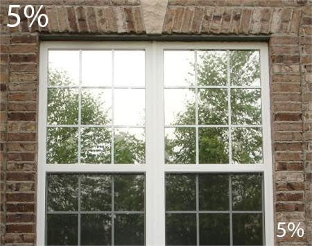 One Way Mirror Film with Nightime Vision 5% VLT (24' Wide) (24' x 100ft) Privacy, Solar Heat Rejecting, UV Protection, Glare Reduction, Window Film