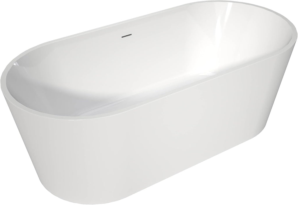 67' Upgrade Acrylic Free Standing soaker Bath tubs Stand Alone Tubs in White