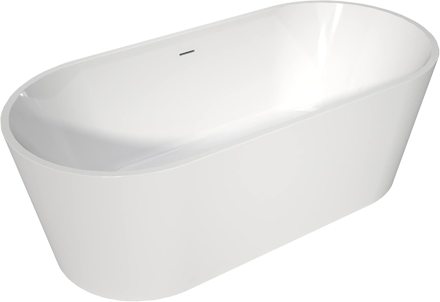 67' Upgrade Acrylic Free Standing soaker Bath tubs Stand Alone Tubs in White