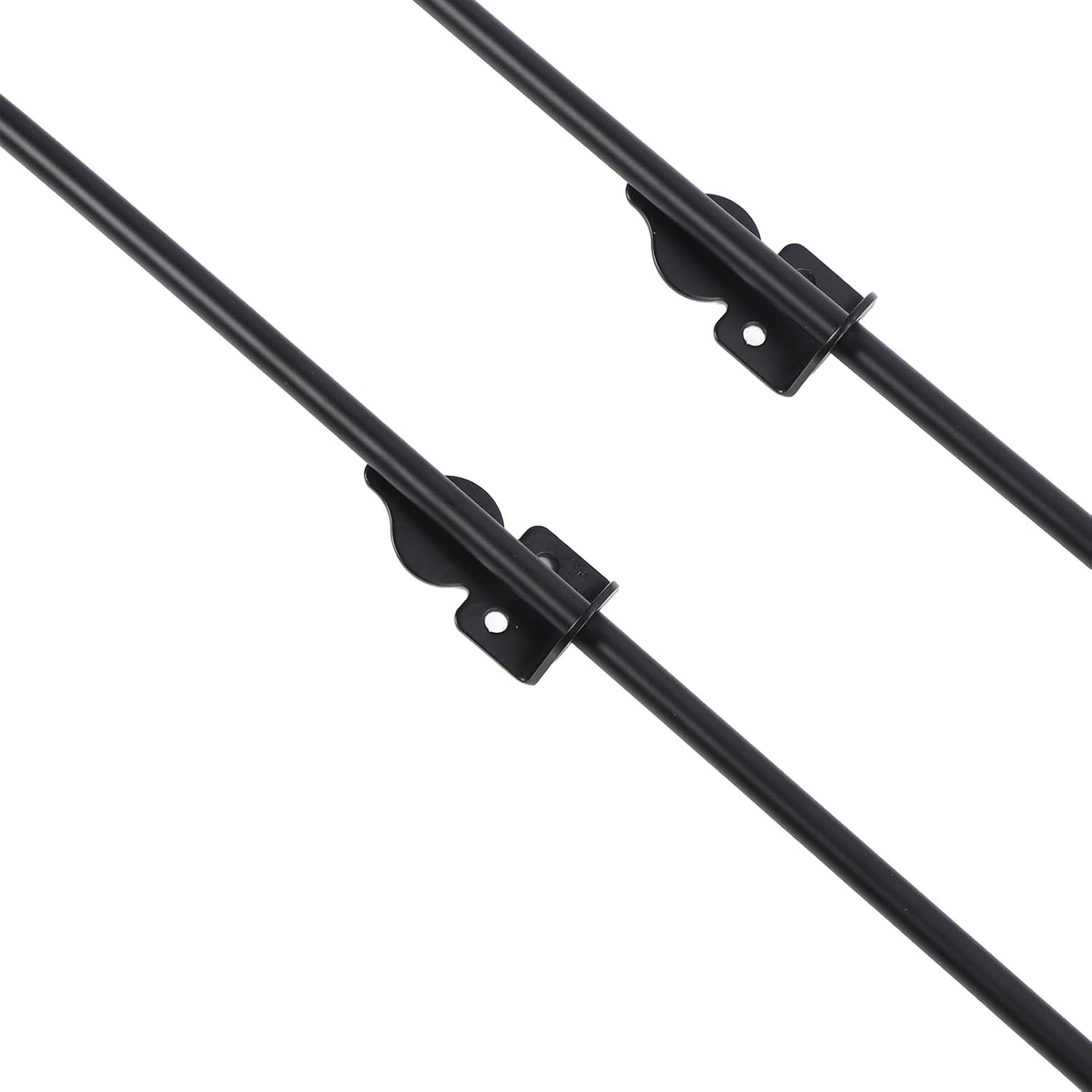 WALFRONT Heavy Duty Gate Drop Rod 36Inch Door Cane Bolt Wood Metal Fence Stopper Wrought Iron Gate Latches Black Finish for Doors Gates Fences Wood Metal Gates