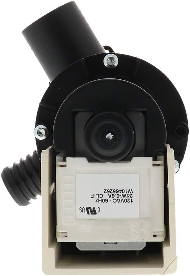 Edgewater Parts W10465252, W10192988, AP6021852, PS11755180 Washing Machine Water Drain Pump Compatible with Whirlpool and Maytag (Fits Models: MHW, WFC