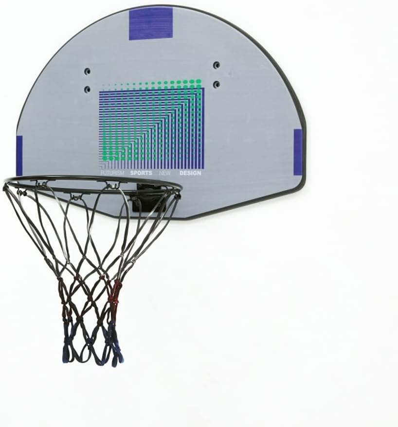 Wall-mountedBasketball+Rim Mini Basketball Rim On The Door 61 Cm X 41 Cm Easy To Install Portable Basketball Hoop Indoor Game Suitable For Children And Adults Suitable for indoor and outdoor backboard