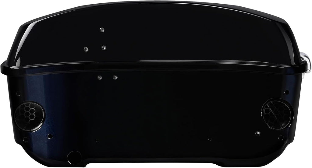 TCMT 13.7' King Motorcycle Trunk Box W/Latch Key Fit For Harley 2014-2025 Touring CVO Road King Road Glide Street Glide Electra Glide Ultra Limited Midnight Blue