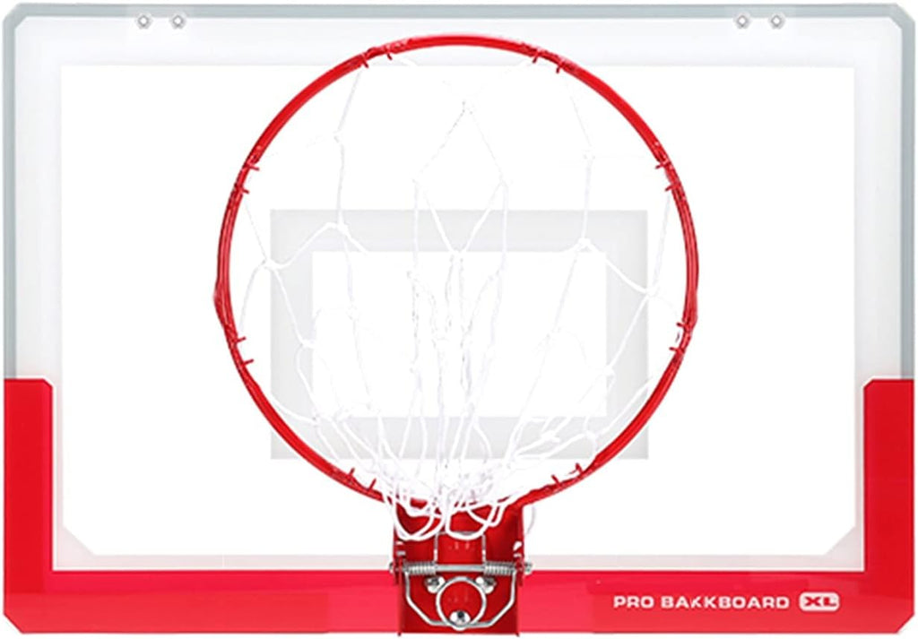 Basketball Rim The Wall-Mounted Basketball Hoop Can Be Folded for Storage, Children's Mini Outdoor Basketball Board (Color : Red, Size : 45.5x30.5cm)