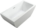 BA6825 Livorno 59 inch Freestanding Bathtub in Glossy White