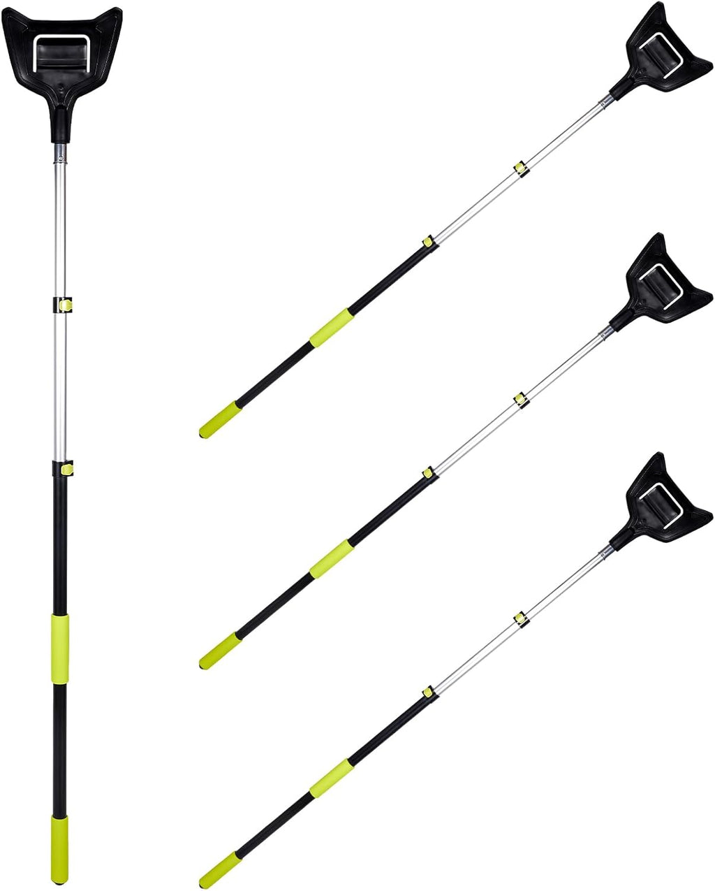 Extension Handle for Edge Protector Adjustable Extension Handle Cargo Load Corner Protector Pole V Edge Guards Handle, 4Pack