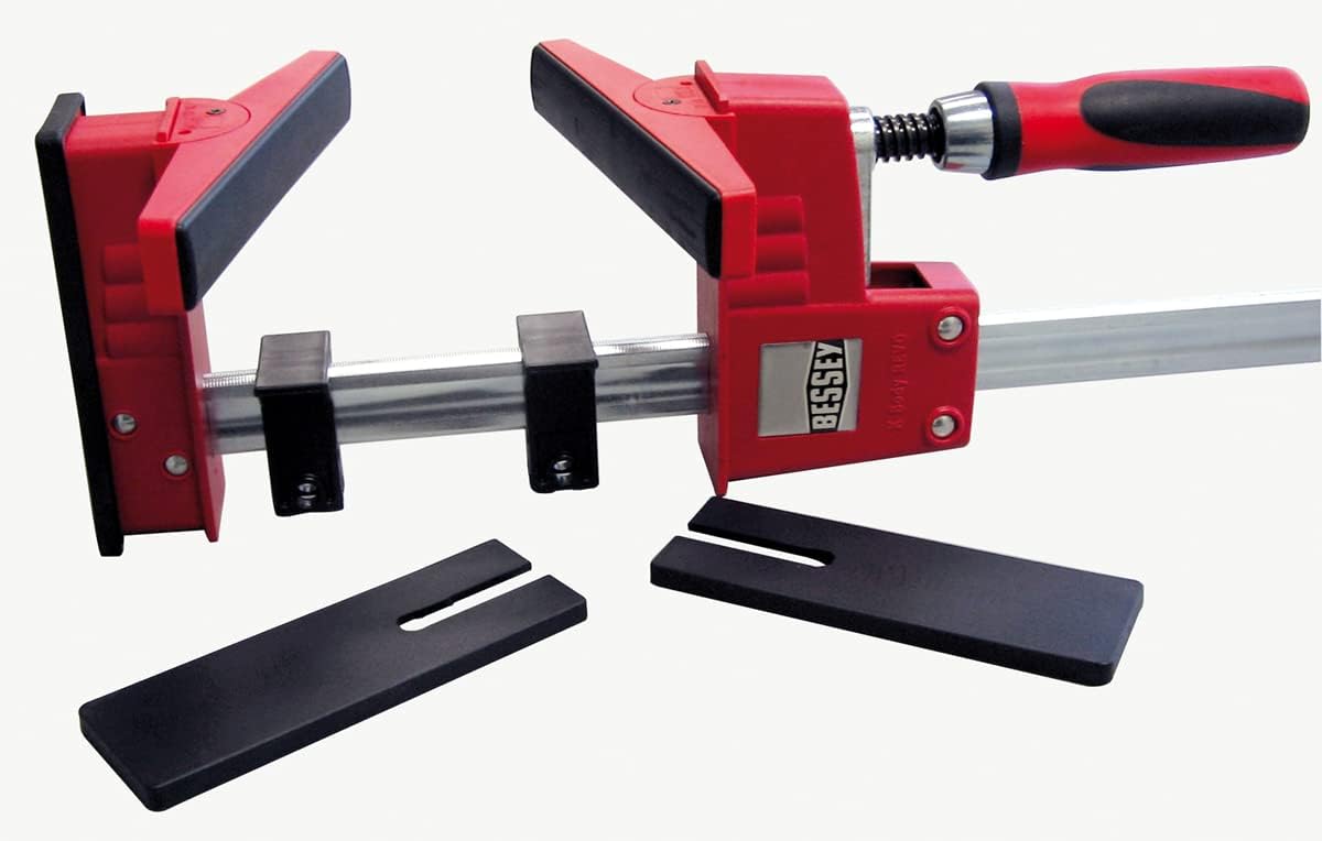 BESSEY KREX2440 K Body REVO Clamp Kit, 2 x 24 In., 2 x 40 In., BESSEY KR-AS, Pivot jaw add-on accessory, PK2