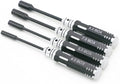 Replacement Part For Rc Tool 4 Pcs Metal 4.0 5.5 7.0 8.0 Mm Hex Tools Nut Key Socket Screw Driver Wrench Set For Rc Helicopter - (Color: 5 Sets)