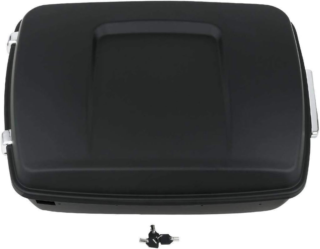 TCMT 13.7' King Motorcycle Trunk Box W/Latches Key Fit For Harley 2014-2025 Touring CVO Road King Road Glide Street Glide Electra Glide Pack