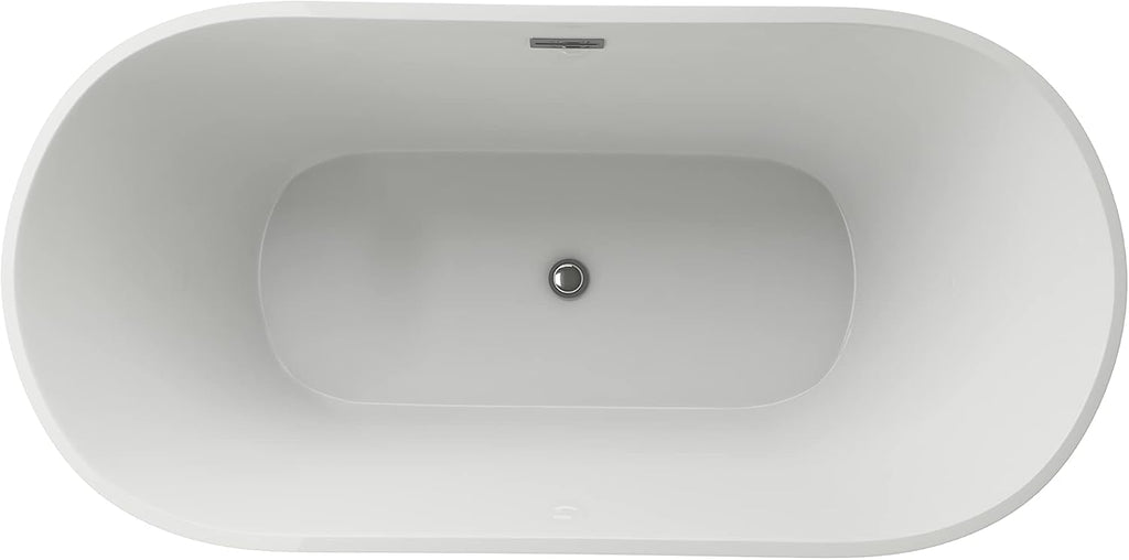 Spokane 59' Freestanding Bathtub with no Faucet
