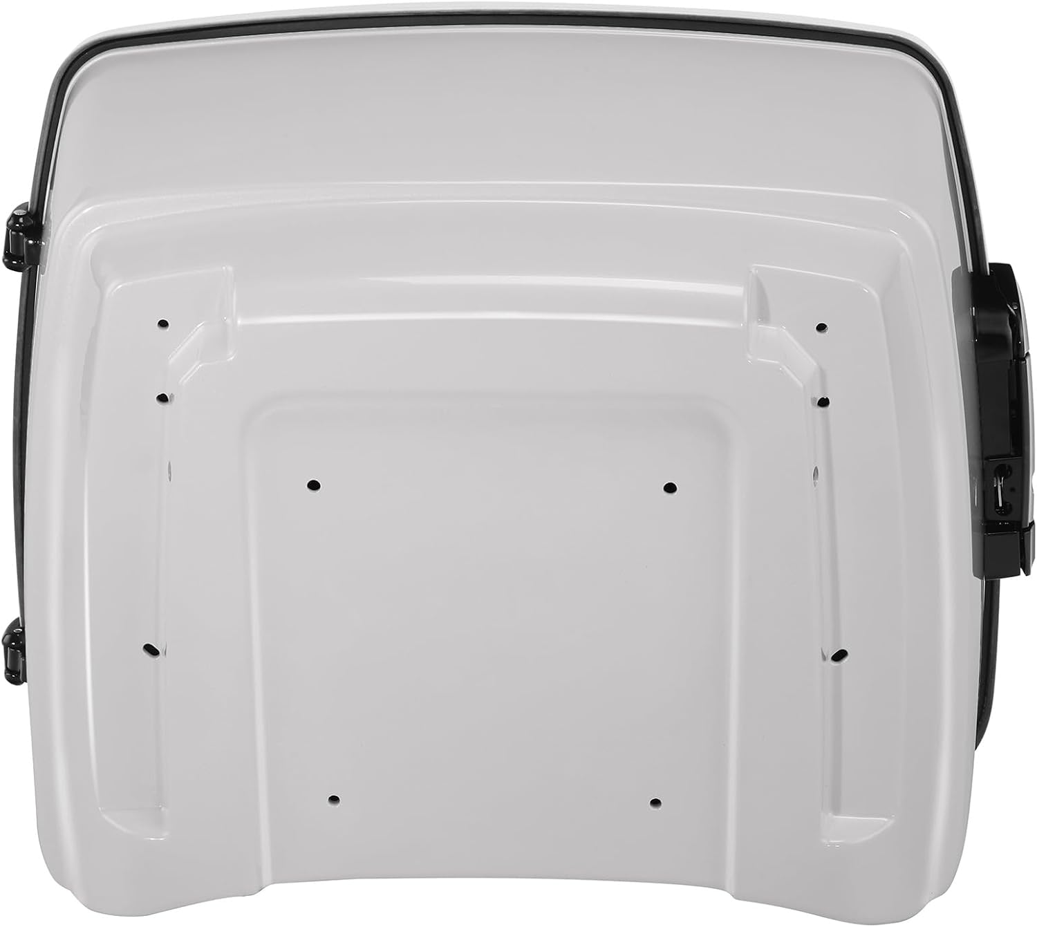 TCMT King Motorcycle Trunk Fit For Harley Touring 2014-2025 CVO Road King Road Glide Street Glide Electra Glide Trunk White Onyx Pearl