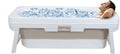 Portable Bathtub for Adult, 59' Foldable Bathtub for Adults, Freestanding Surround Collapsible Bathtub for Family Sweat Steaming, Hot Bath, Ice Bath, Ideal for Small Spaces Beige