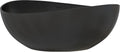 63' Upgraded Solid Surface Freestanding Bathtub,Wavy Stone Resin Soaking Tubs with Pop-up Drain and Overflow, Matte Black