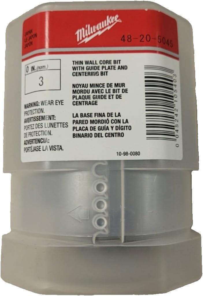 Sds Plus Core Bit, 3 In