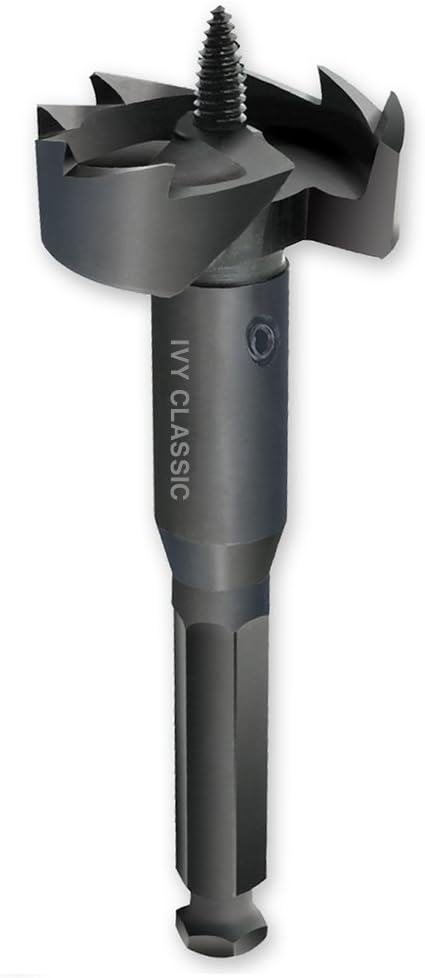 IVY Classic 10769 3-5/8 x 5-inch Heavy-Duty Self-Feed Bit, High-Speed Steel, 1/Card