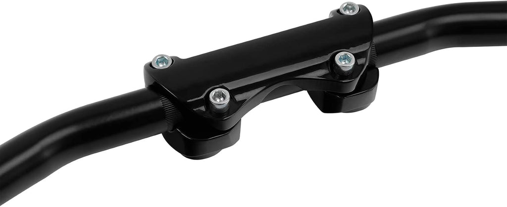 TCT-MOTORPARTS Black 14' Rise Ape Hangers Bars 1-1/4' Handlebars Fit for Harley Touring Electra Street Glide, Ultra Limited and Tri Glide models, Dressers, Baggers