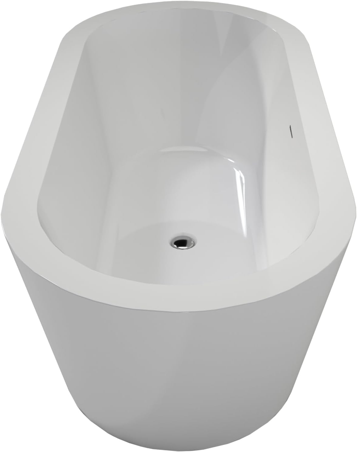 Acrylic Free Standing Tubs 67', Soaking Tubs, Luxury Deep Soaking Bath tubs,White