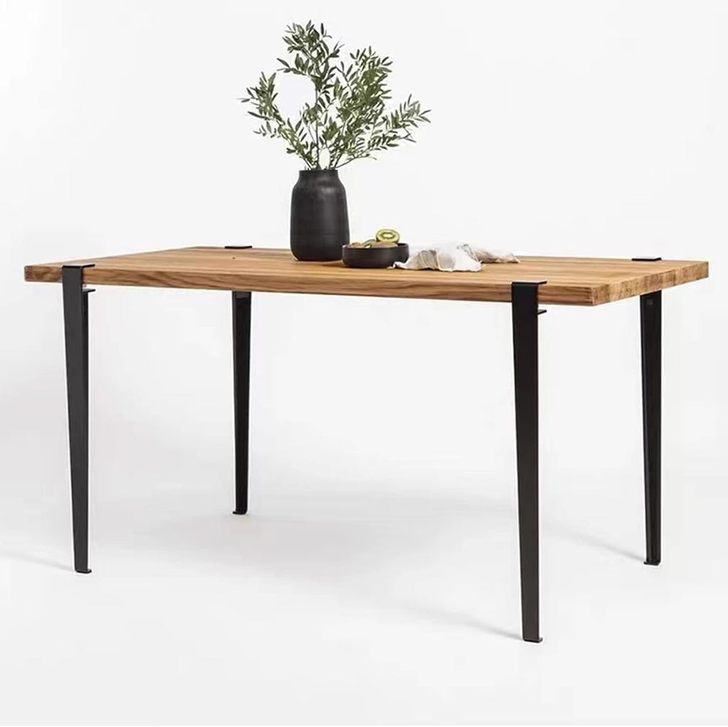 4pcs Iron F-Shape Table Legs, 76cm(30in), Black: Adjustable Coffee/Dining/Workbench/DIY Bar Legs, No Punching, Easy Install