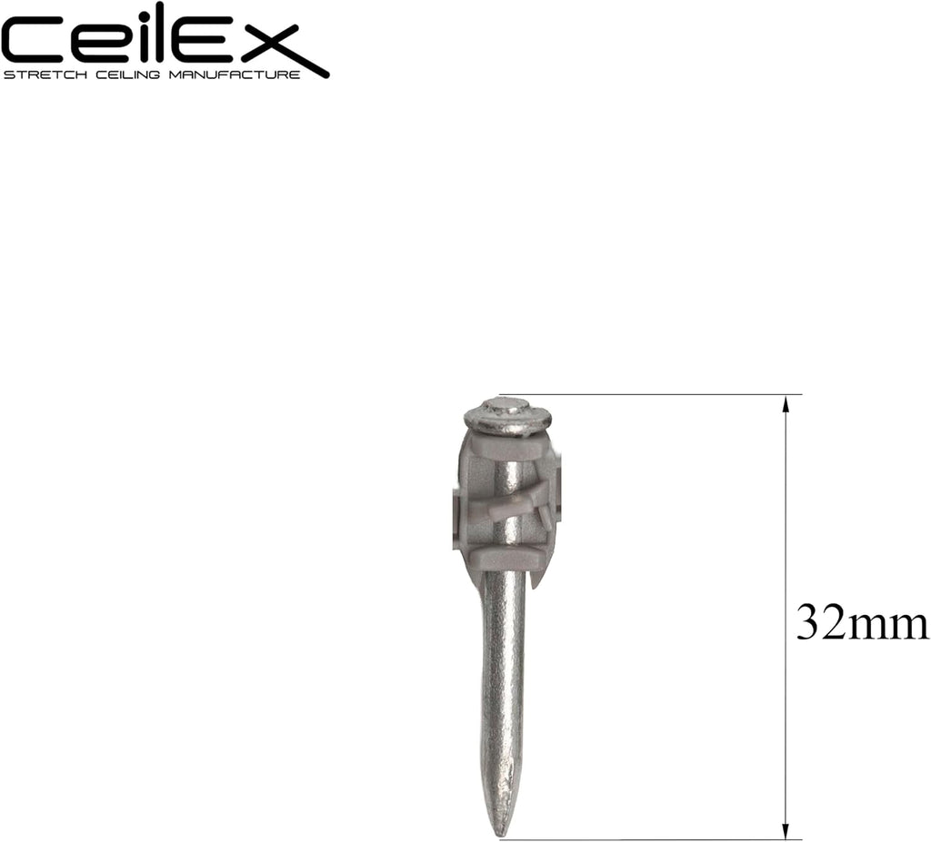 1000x Collated Concrete Nails 1 1/4'' (32mm) - for Hilti nails only B4 MX, BX4