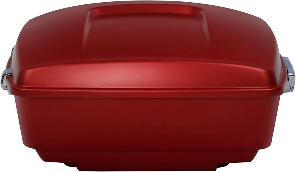 TCMT King Trunk Fit For Harley Touring 2014-2025 Road Glide Trunk Wicked Red Denim