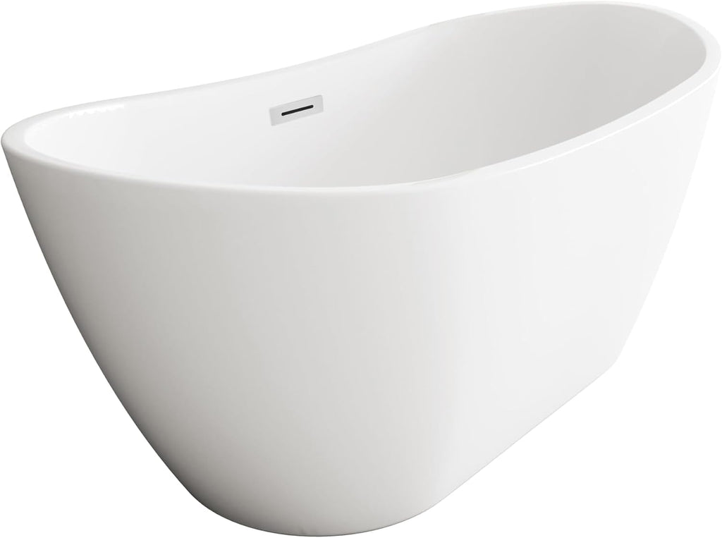 54' Bathtub, Iron and Nylon and Fiberglass, White