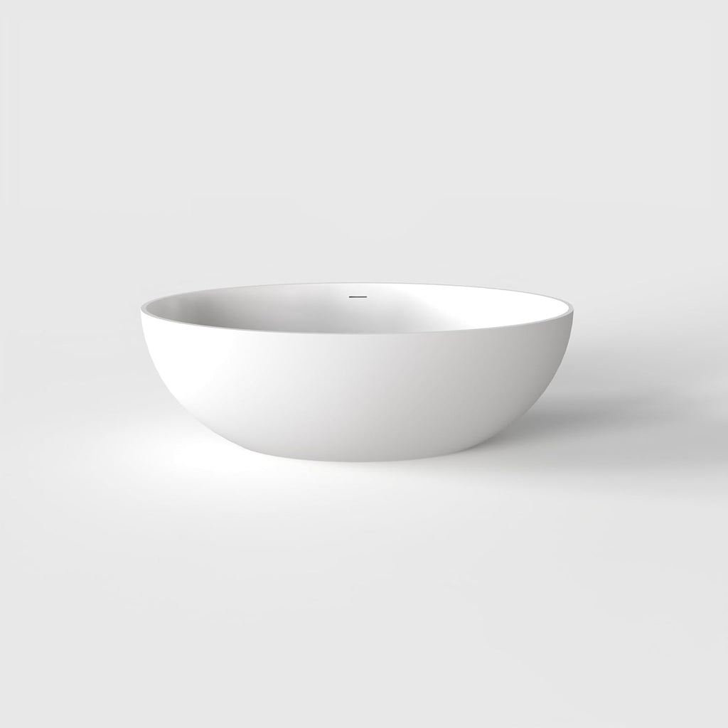 67 inch freestanding solid soaking bathtub for bathroom
