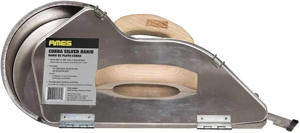 Ames Cobra Silver Banjo Drywall Taping Tool - Professional Handheld Taper