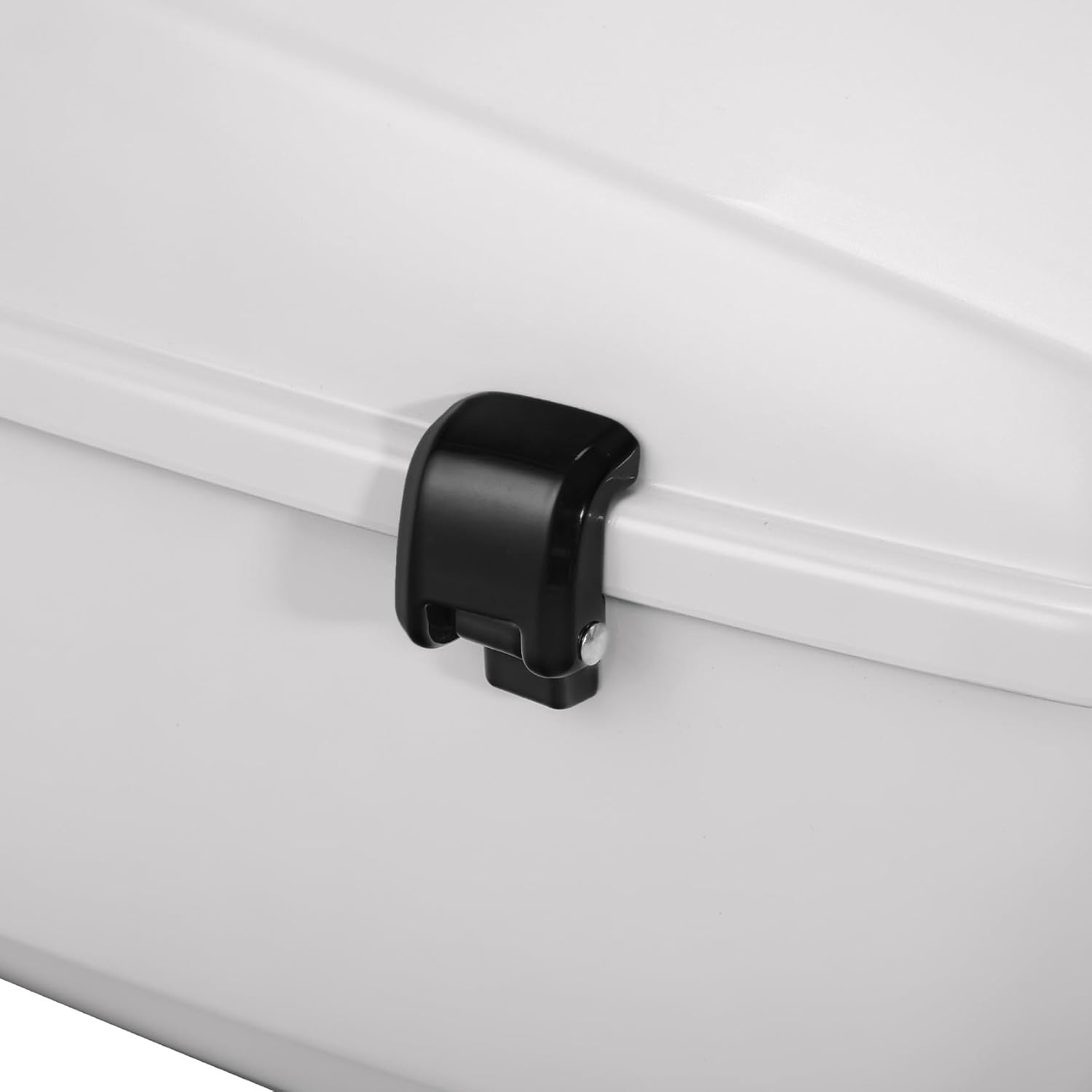 TCMT King Motorcycle Trunk Fit For Harley Touring 2014-2025 CVO Road King Road Glide Street Glide Electra Glide Trunk White Onyx Pearl