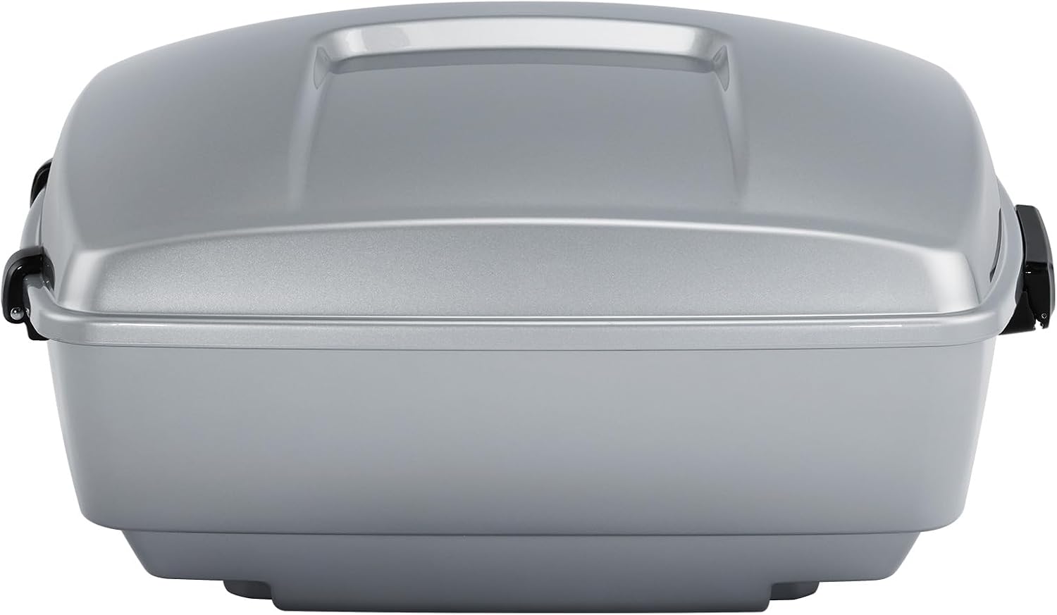 King Motorcycle Trunk Box Fit for Harley Touring 2014-2025 CVO Road King Road Glide Street Glide Electra Glide Ultra Limited Atlas Silver Metallic Pack