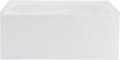 Dieppe 48'' x 32' Bathtub with Apron Right Hand Drain in White