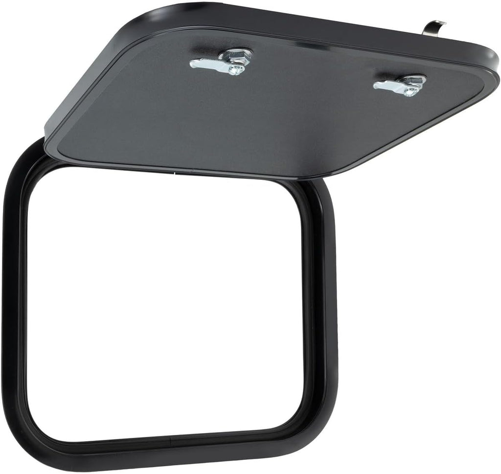 RV Baggage Door | Rounded Corners | Camper | Compartment Door | Black Fiberglass (16' W x 14')