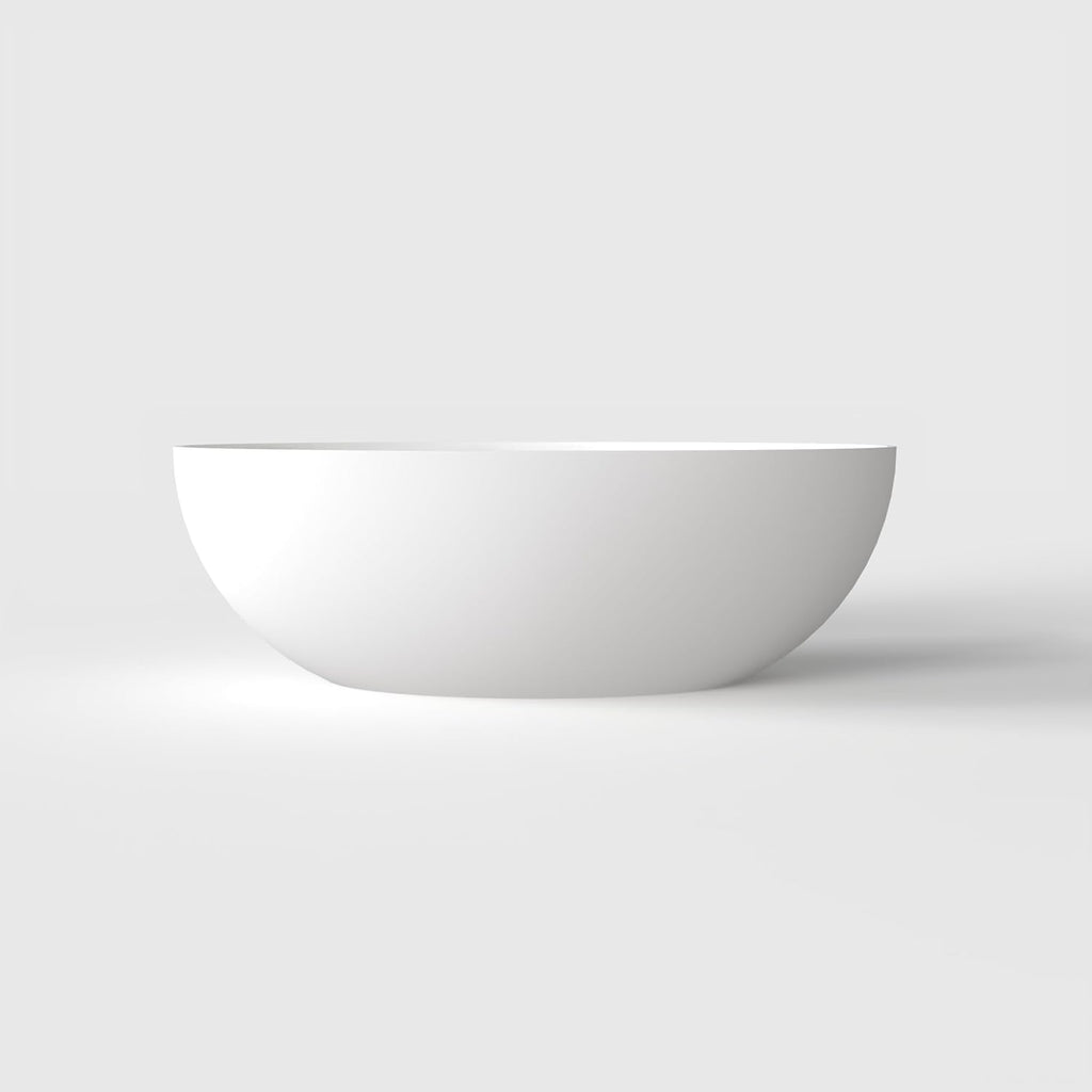 67 inch freestanding solid soaking bathtub for bathroom