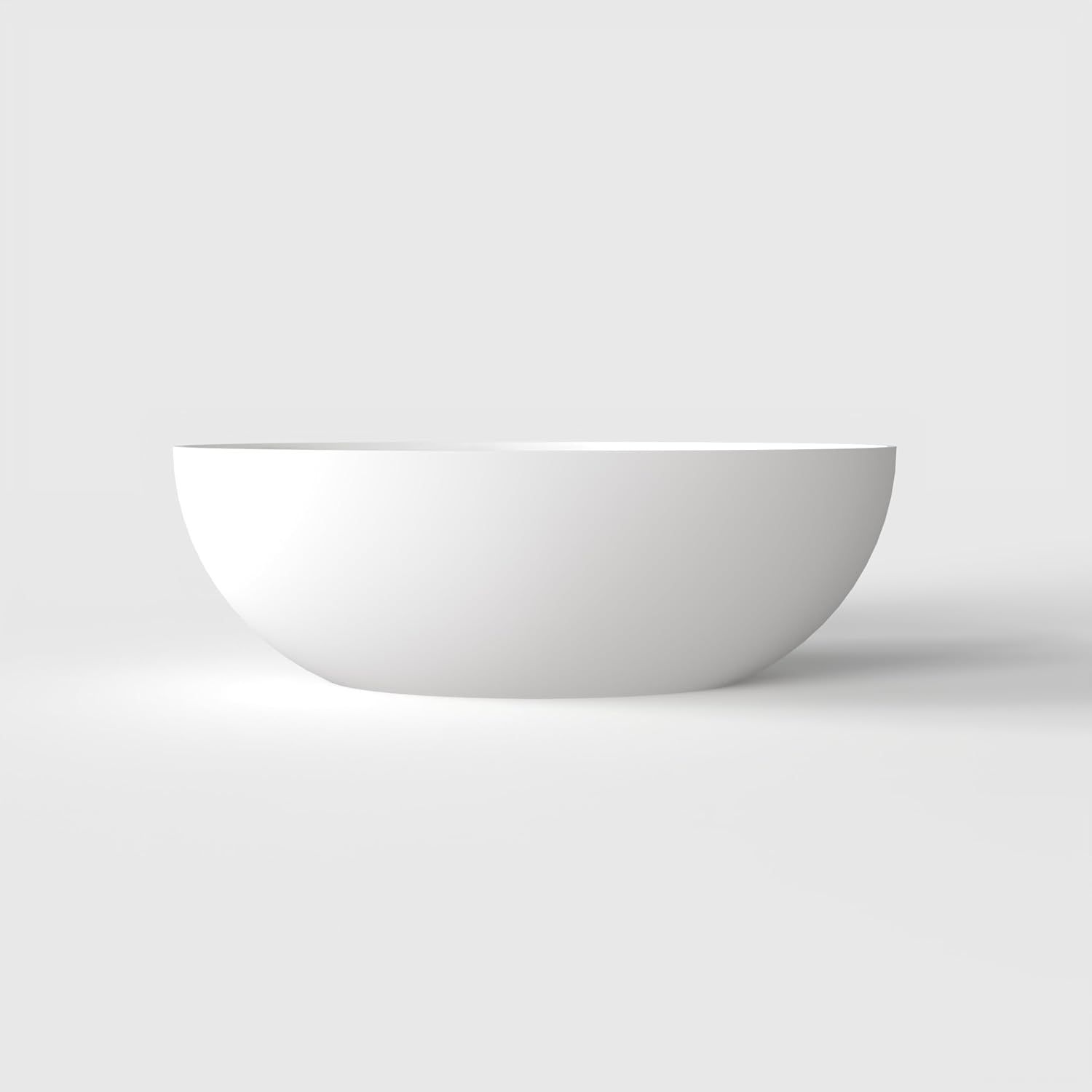 67 inch freestanding solid soaking bathtub for bathroom