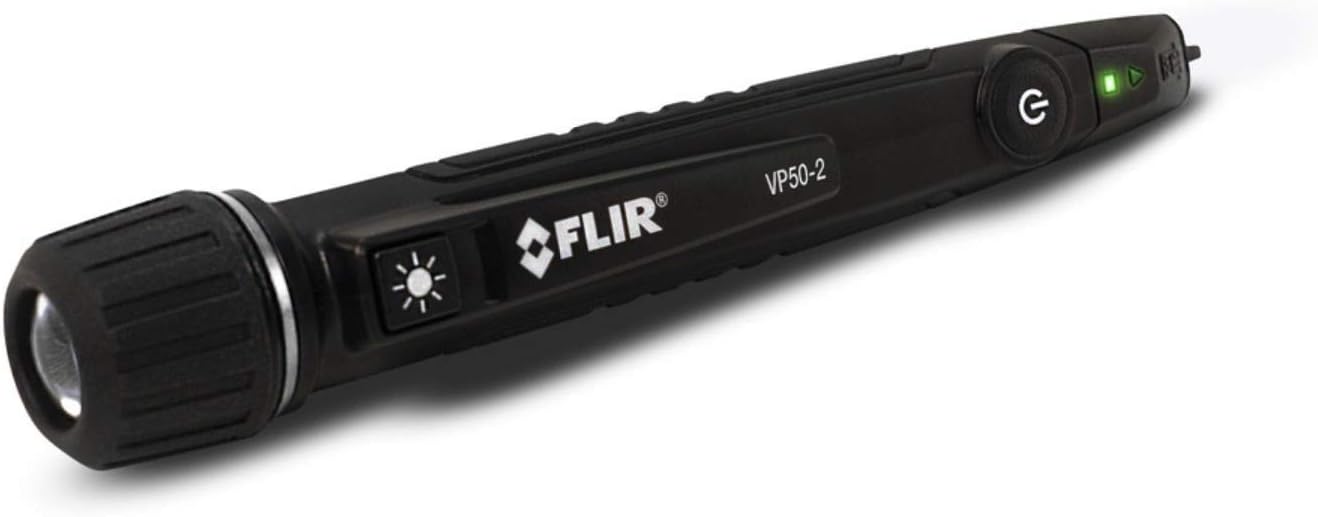 FLIR VP50-2 CAT IV Voltage Detector with Light and Beeper Alarms + Klein Tools 6pc Ratcheting Magnetic Nut Driver Set