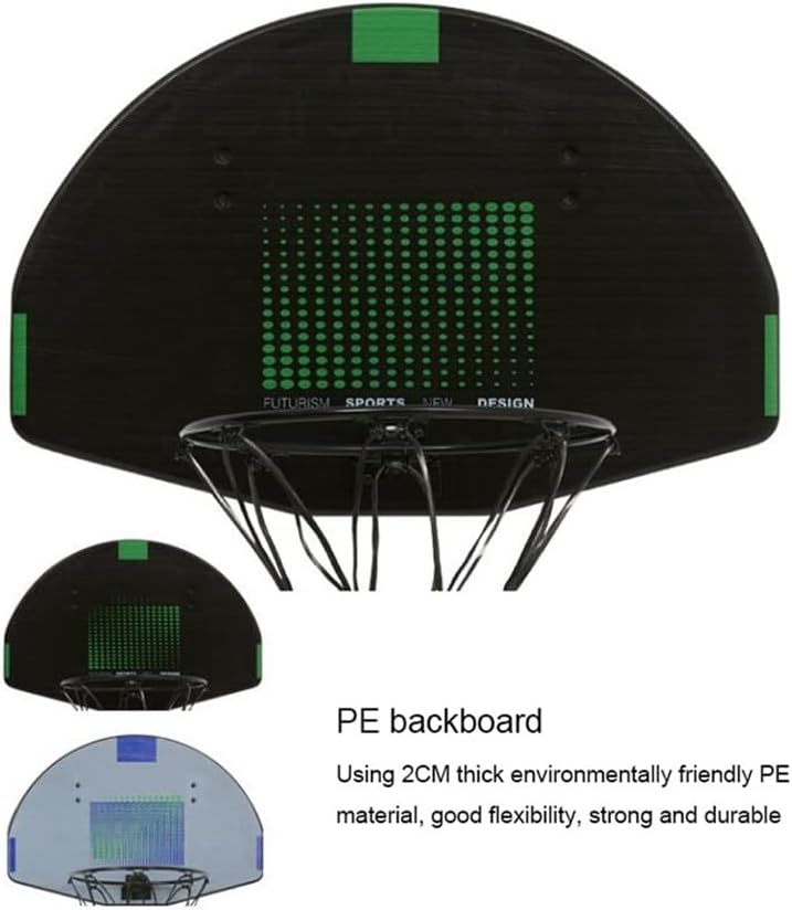 Mini Basketball Rim On The Door 61 Cm X 41 Cm Easy to Install Portable Basketball Hoop Indoor Game Suitable for Children and Adults
