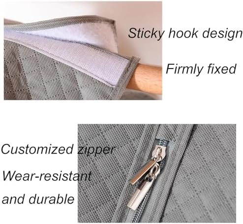 Clear PVC Garment Bags - Protective Clothes Rack Cover for Hanging Shirts & Dresses, Waterproof Sealed Storage, Brown, 52x52x90cm / 20x20x35in - Ideal for Closet Organization