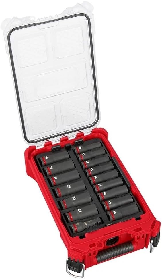49-66-6803 for Milwaukee Impact Duty Socket 1/2' Drive Packout Set w/Compact Organizer - 16PC