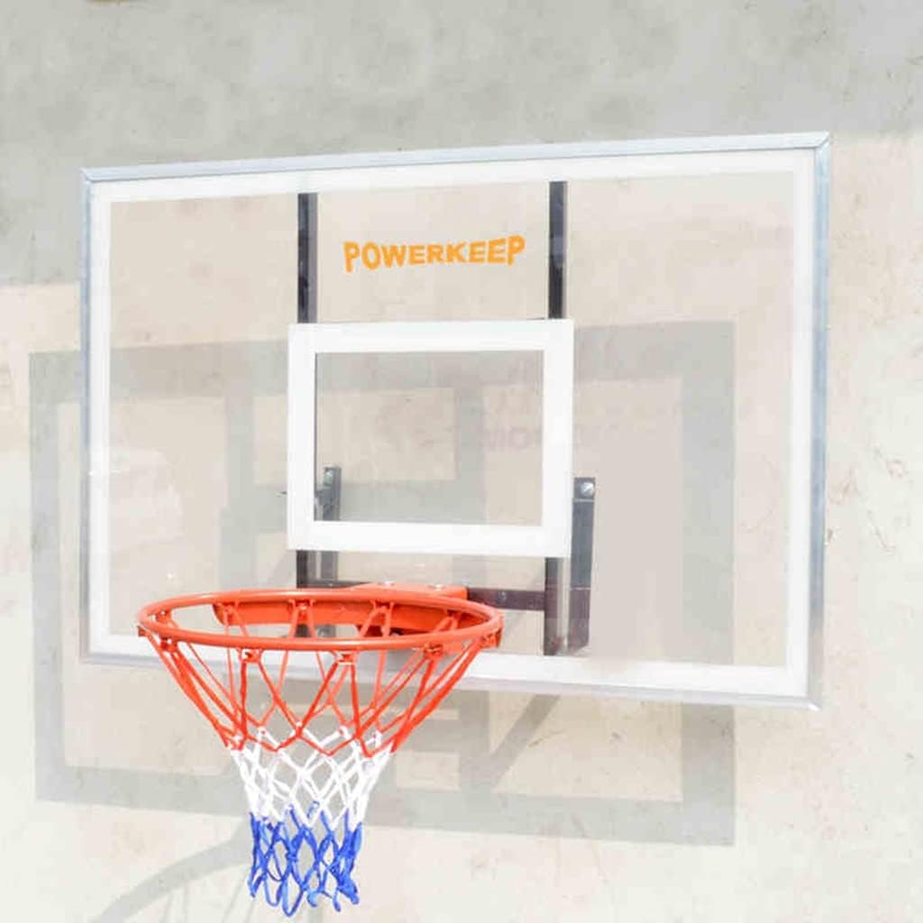 Basketball Rim Wall Mounted Pc Basketball Hoop, Home School Playground Wall Basketball Hoop, Suitable for Adults and Teenagers (Size : 121X81CM)
