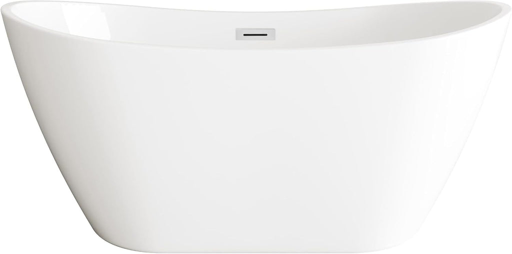 54' Bathtub, Iron and Nylon and Fiberglass, White