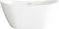 54' Bathtub, Iron and Nylon and Fiberglass, White